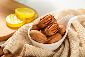 碧根果摄影素材