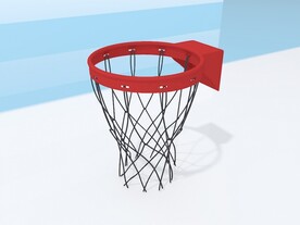 C4D模型篮球框