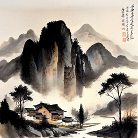 国风山水画