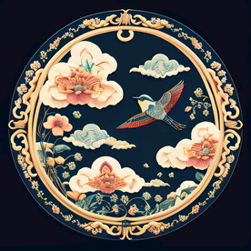 花鸟花卉刺绣