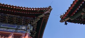 北京万寿寺中式古建筑 
