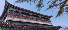 北京万寿寺中式古建筑