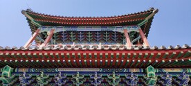 北京万寿寺中式古建筑