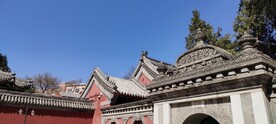 北京万寿寺中式古建筑