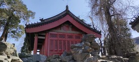 北京万寿寺中式古建筑