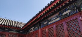 北京万寿寺中式古建筑