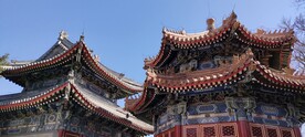 北京万寿寺中式古建筑