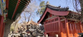 北京万寿寺中式古建筑