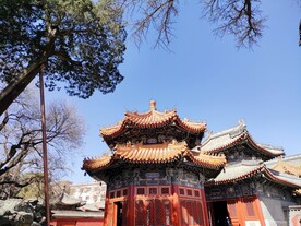 北京万寿寺中式古建筑