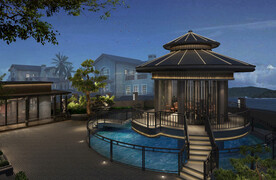 会所园林效果图