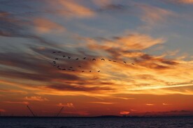 夕阳天空