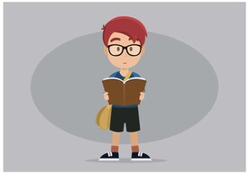 卡通小孩