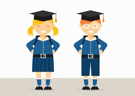卡通学生