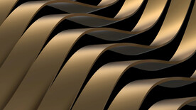 金色条纹抽象背景