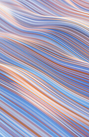 彩色渐变波浪纹