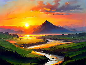 风景油画