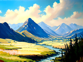 风景油画