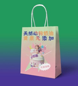 烘焙奶油蛋糕手提袋