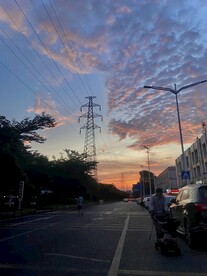 晚霞