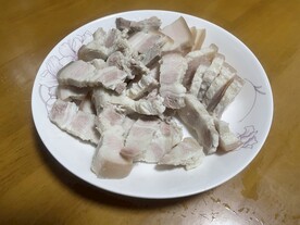 切块五花肉