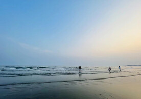 夕阳海景