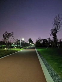 跑道夜景