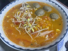 肉沫豆芽汤