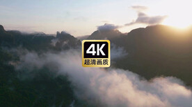 远山山谷云海美景