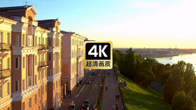 西欧城镇街道美景