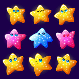 卡通星星