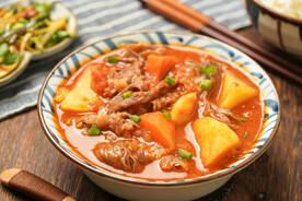 番茄焖牛肉