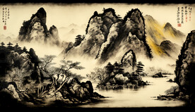 山水国画