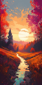 水彩风景画
