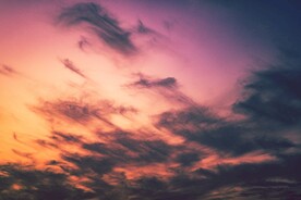 朝霞天