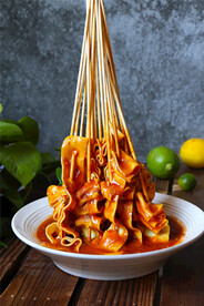 涮豆皮串