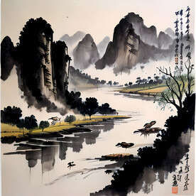 水墨山水