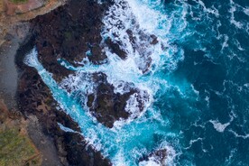 俯瞰大海摄影