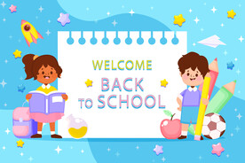 卡通小学生