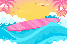 夏季海报背景