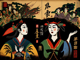 国画传统戏曲
