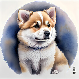 插画狗