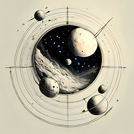 星空设计手稿