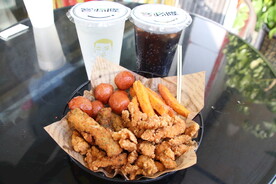 炸鸡柳薯条套餐