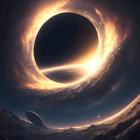 黑洞下的星海