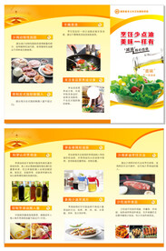 三减减油核心信息三折页