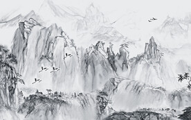 群山 古风背景