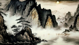 山水国画