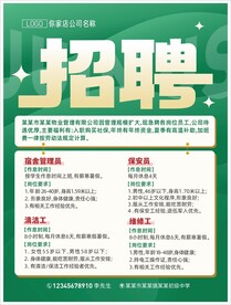 校园招聘海报