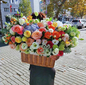玫瑰花花篮