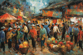 国画农贸市场